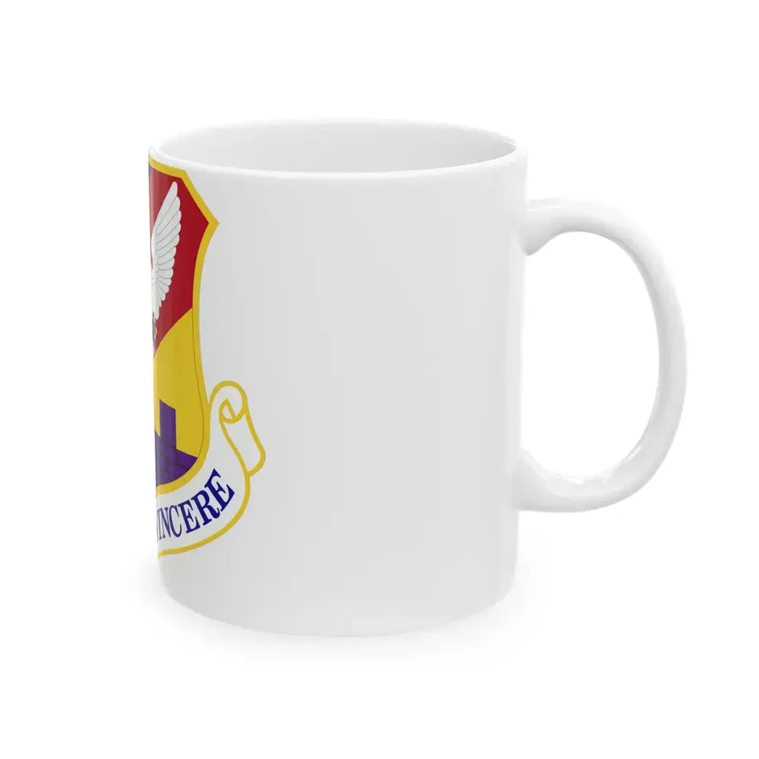 87th Air Base Wing Emblem (U.S. Air Force) White Coffee Mug - Go Mug Yourself