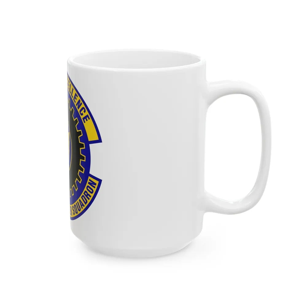 87th Civil Engineer Squadron (U.S. Air Force) White Coffee Mug-Go Mug Yourself