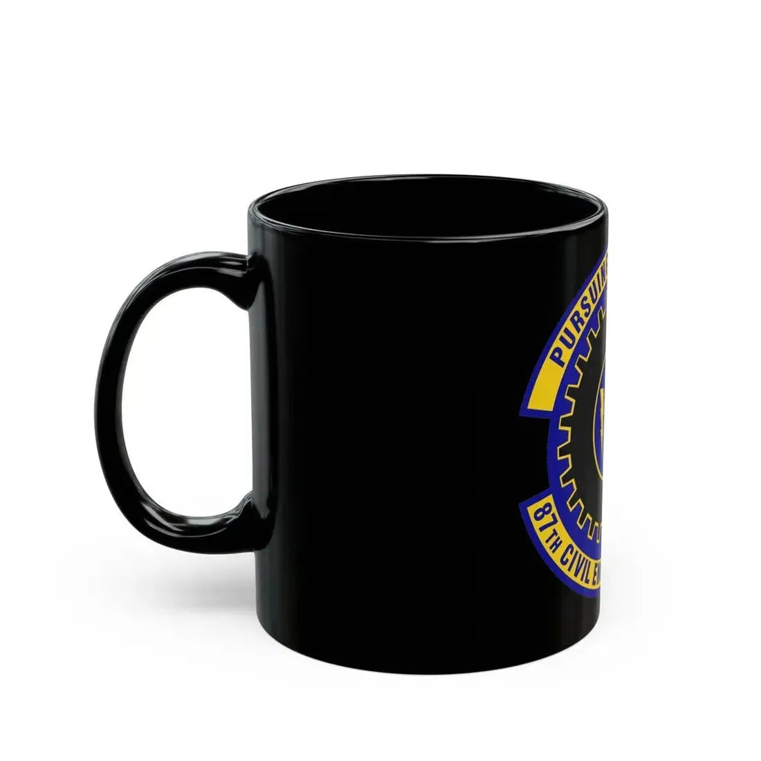 87th Civil Engineer Squadron (U.S. Air Force) Black Coffee Mug - Go Mug Yourself