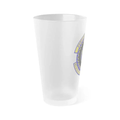 87th Civil Engineer Squadron (U.S. Air Force) Frosted Pint Glass 16oz - Go Mug Yourself