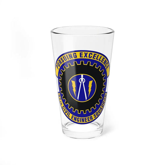 87th Civil Engineer Squadron (U.S. Air Force) Pint Glass 16oz 16oz - Go Mug Yourself