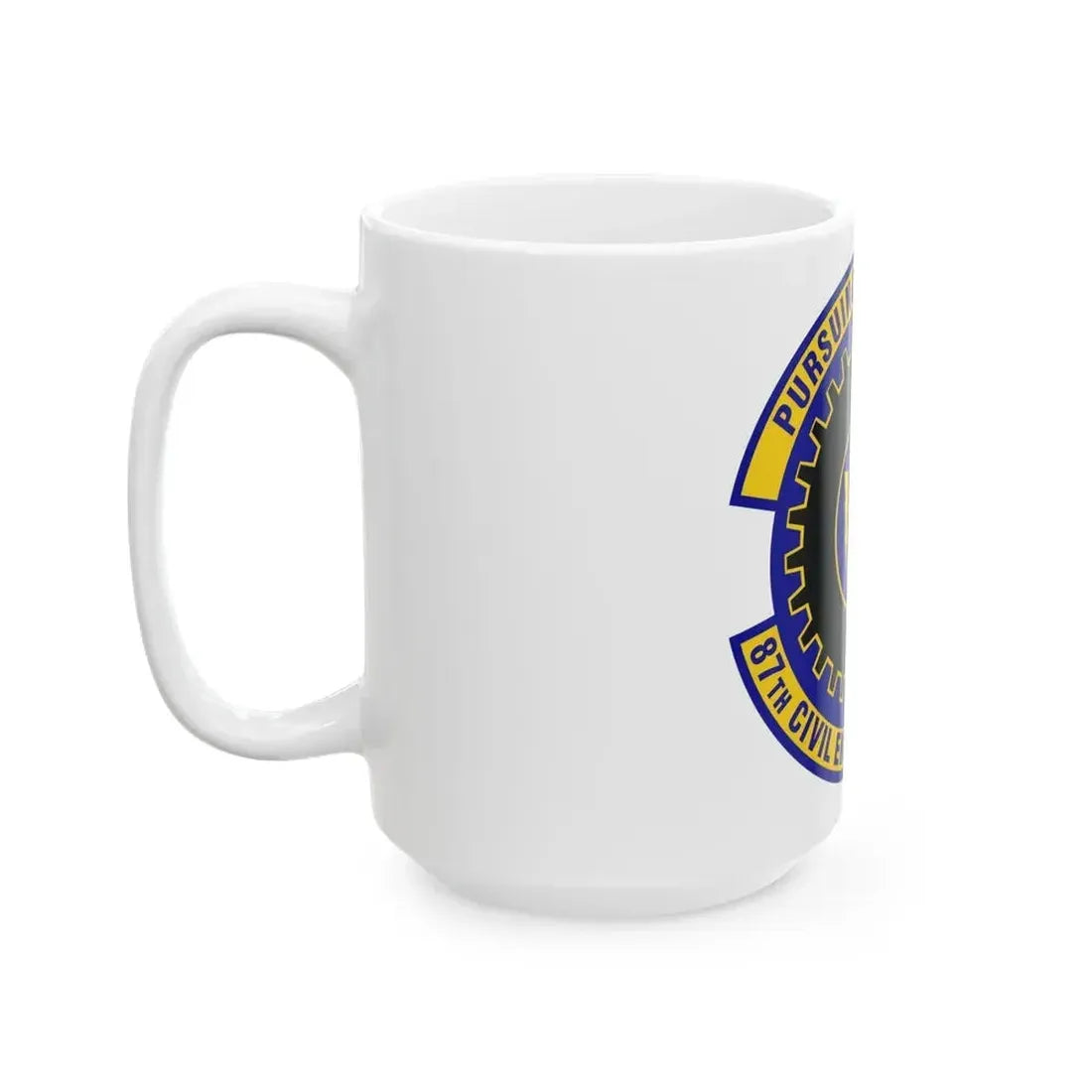 87th Civil Engineer Squadron (U.S. Air Force) White Coffee Mug - Go Mug Yourself