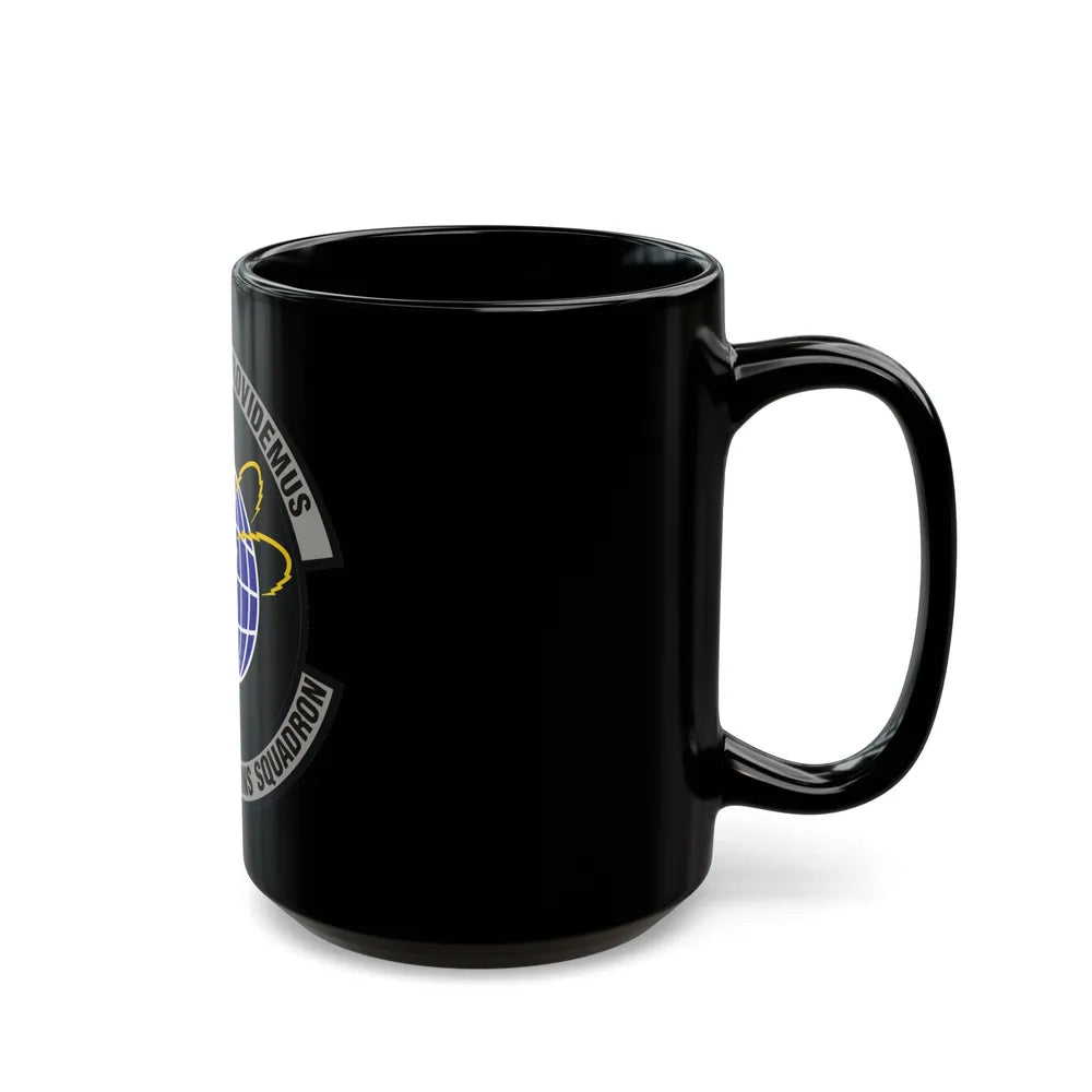 87th Communications Squadron (U.S. Air Force) Black Coffee Mug-Go Mug Yourself