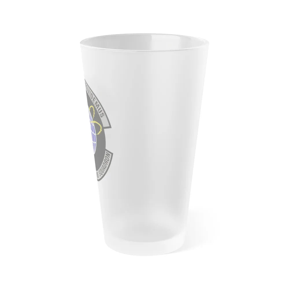 87th Communications Squadron (U.S. Air Force) Frosted Pint Glass 16oz-Go Mug Yourself