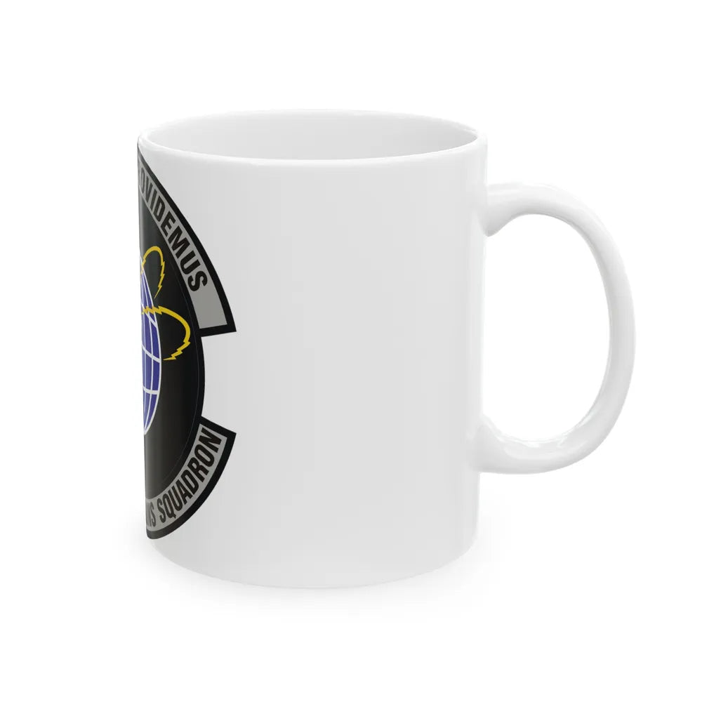 87th Communications Squadron (U.S. Air Force) White Coffee Mug-Go Mug Yourself