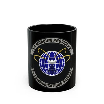 87th Communications Squadron (U.S. Air Force) Black Coffee Mug 11oz - Go Mug Yourself