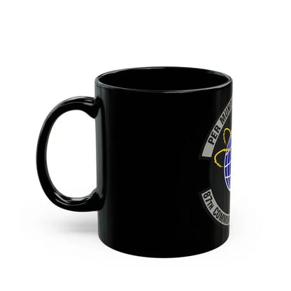 87th Communications Squadron (U.S. Air Force) Black Coffee Mug - Go Mug Yourself