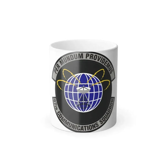 87th Communications Squadron (U.S. Air Force) Color Changing Mug 11oz - Go Mug Yourself