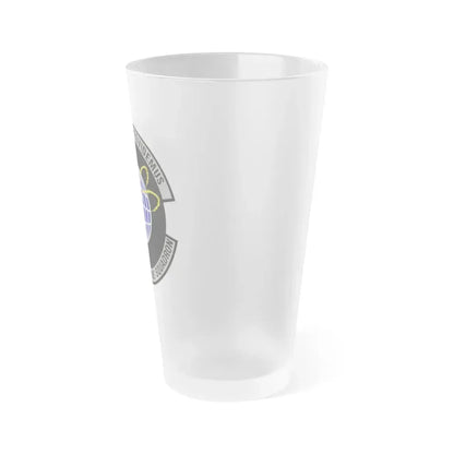 87th Communications Squadron (U.S. Air Force) Frosted Pint Glass 16oz - Go Mug Yourself