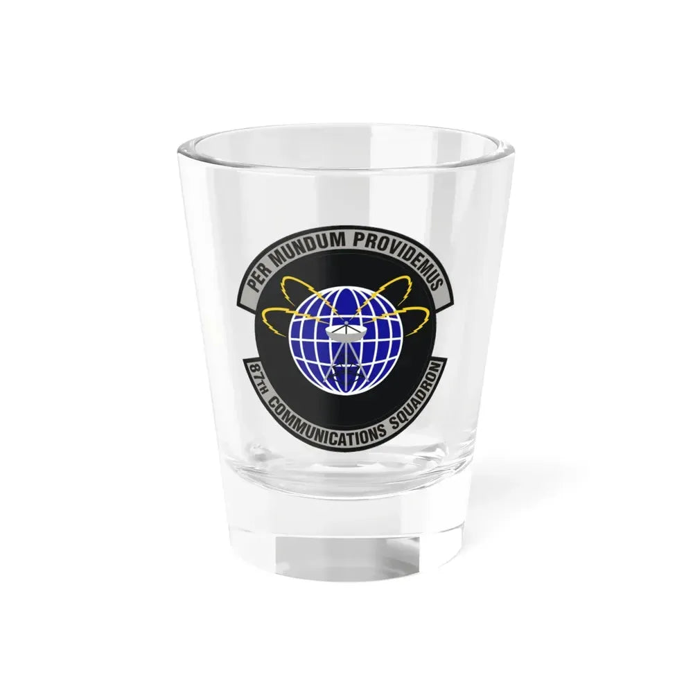 87th Communications Squadron (U.S. Air Force) Shot Glass 1.5oz 1.5oz - Go Mug Yourself
