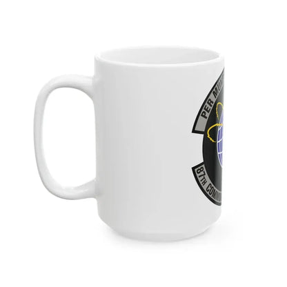 87th Communications Squadron (U.S. Air Force) White Coffee Mug - Go Mug Yourself