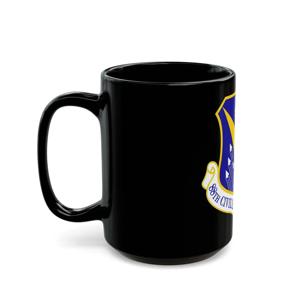 88 Civil Engineer Group AFMC (U.S. Air Force) Black Coffee Mug-Go Mug Yourself