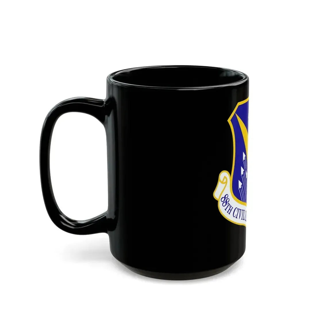 88 Civil Engineer Group AFMC (U.S. Air Force) Black Coffee Mug - Go Mug Yourself