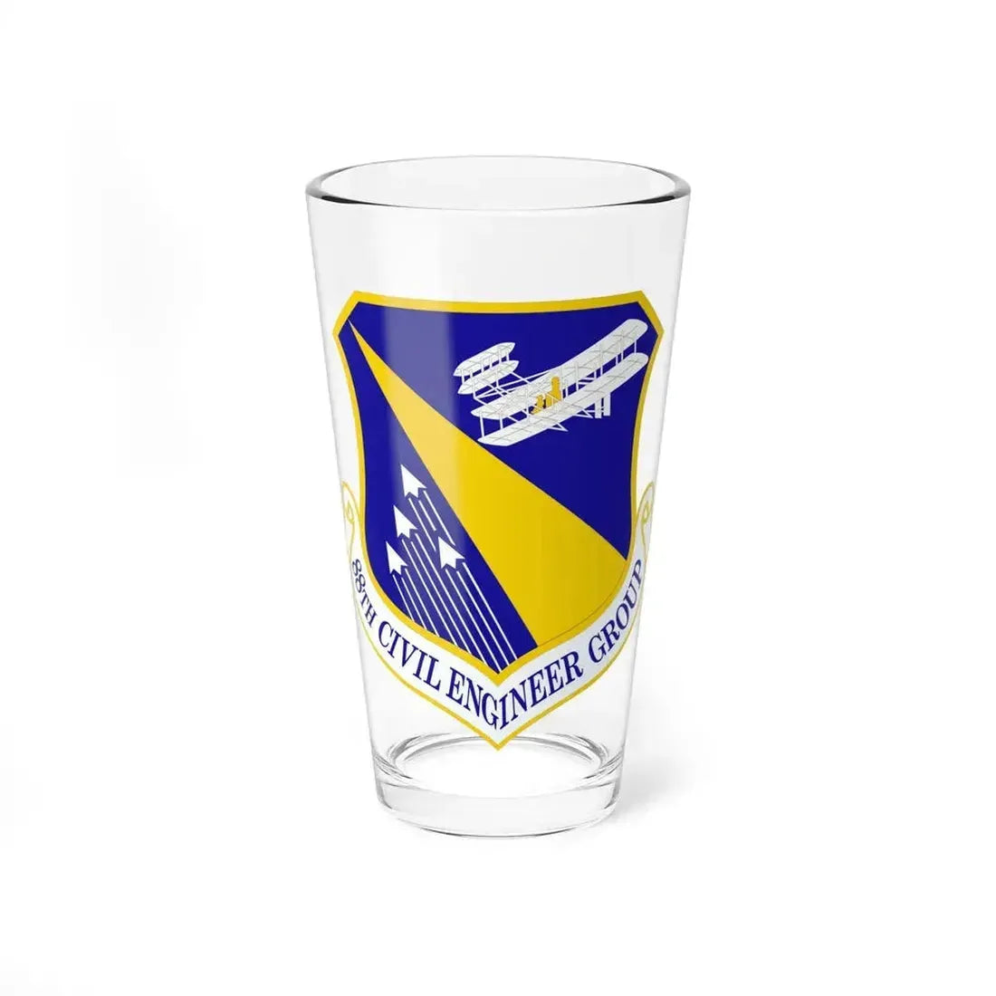 88 Civil Engineer Group AFMC (U.S. Air Force) Pint Glass 16oz - Go Mug Yourself