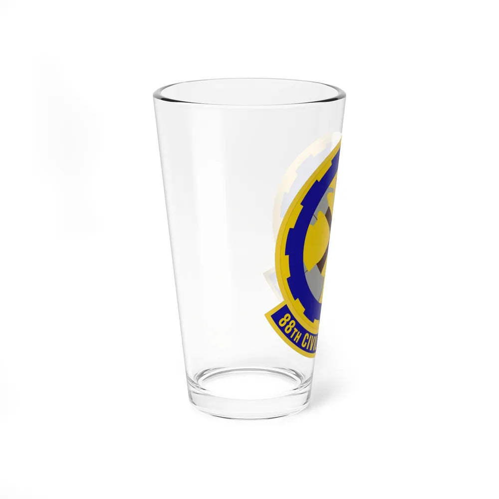 88 Civil Engineer Squadron AFMC (U.S. Air Force) Pint Glass 16oz-Go Mug Yourself