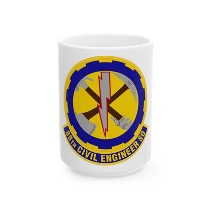 88 Civil Engineer Squadron AFMC (U.S. Air Force) White Coffee Mug-15oz-Go Mug Yourself