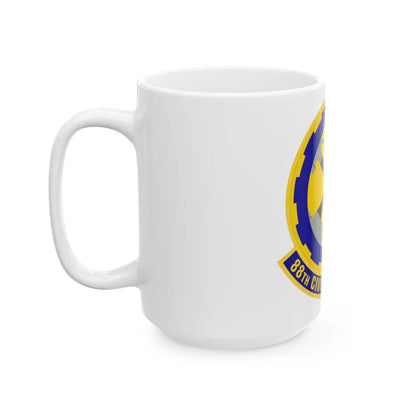 88 Civil Engineer Squadron AFMC (U.S. Air Force) White Coffee Mug-Go Mug Yourself