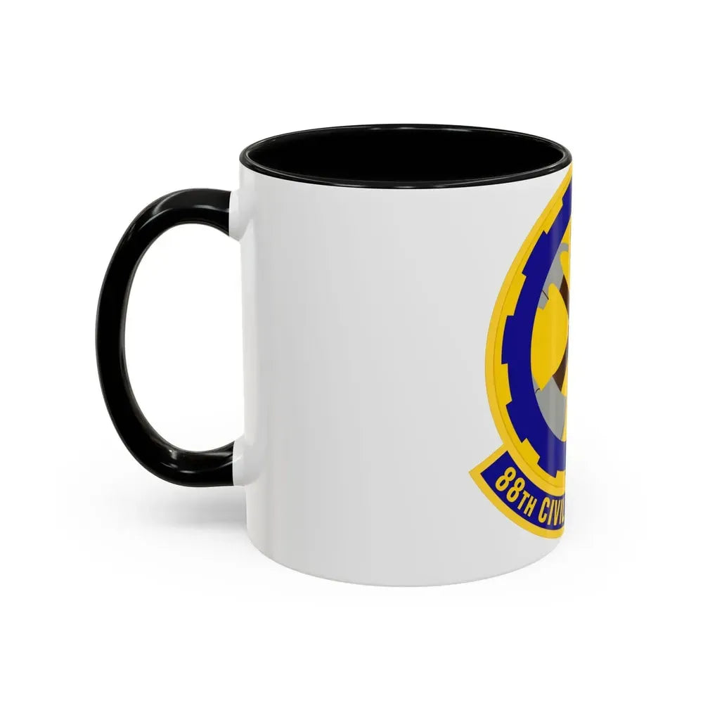 88 Civil Engineer Squadron AFMC (U.S. Air Force) Accent Coffee Mug - Go Mug Yourself