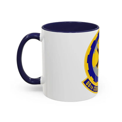 88 Civil Engineer Squadron AFMC (U.S. Air Force) Accent Coffee Mug - Go Mug Yourself