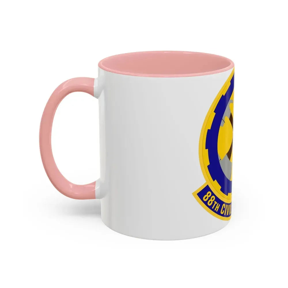88 Civil Engineer Squadron AFMC (U.S. Air Force) Accent Coffee Mug - Go Mug Yourself