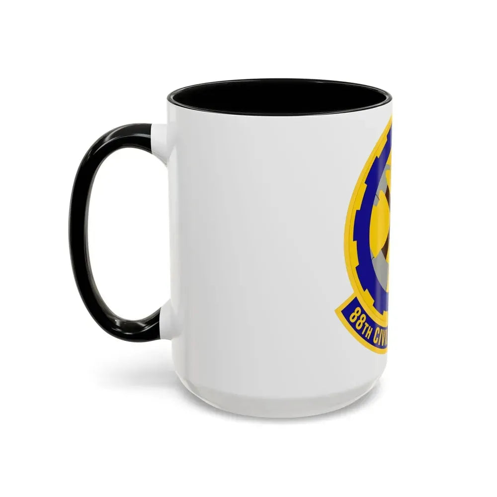 88 Civil Engineer Squadron AFMC (U.S. Air Force) Accent Coffee Mug - Go Mug Yourself