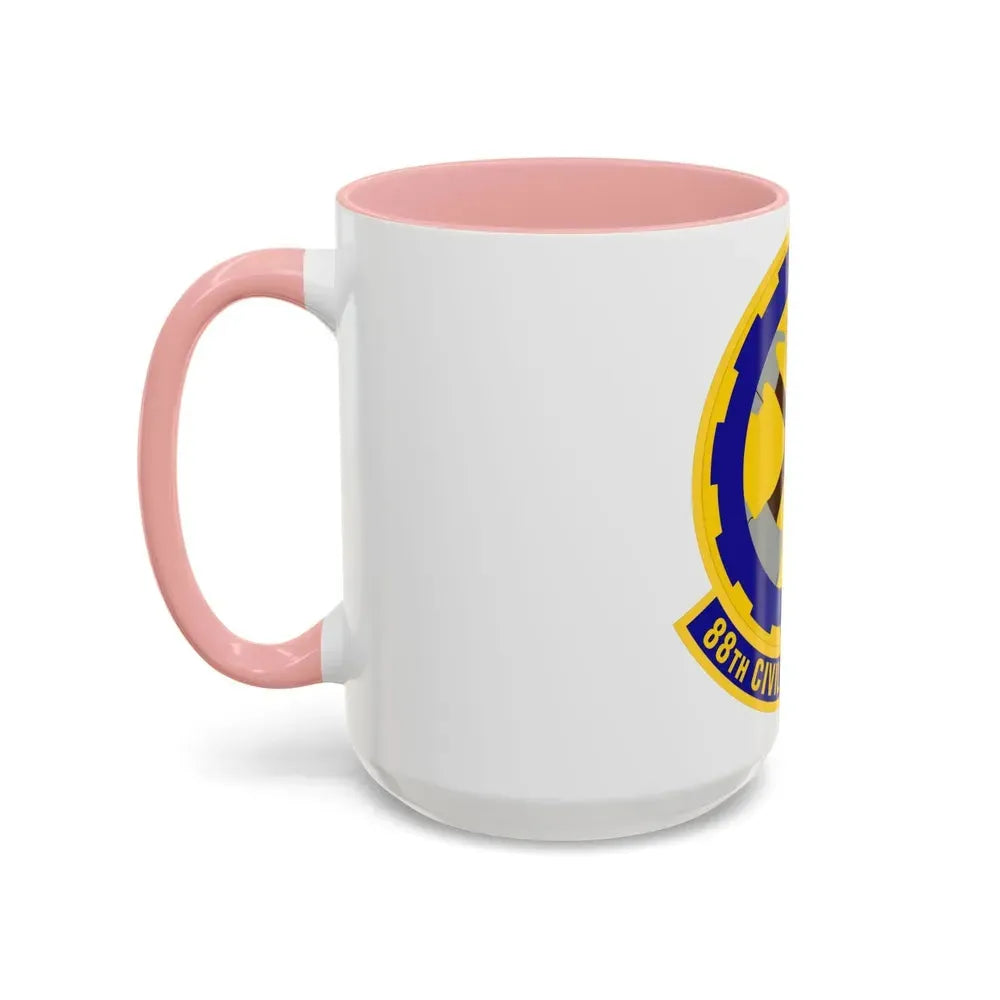 88 Civil Engineer Squadron AFMC (U.S. Air Force) Accent Coffee Mug - Go Mug Yourself