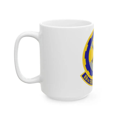 88 Civil Engineer Squadron AFMC (U.S. Air Force) White Coffee Mug - Go Mug Yourself