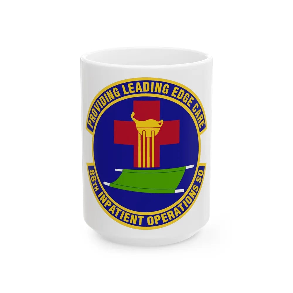 88 Inpatient Operations Squadron AFMC (U.S. Air Force) White Coffee Mug-15oz-Go Mug Yourself