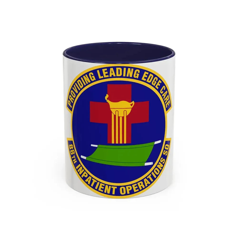 88 Inpatient Operations Squadron AFMC (U.S. Air Force) Accent Coffee Mug 11oz Navy - Go Mug Yourself