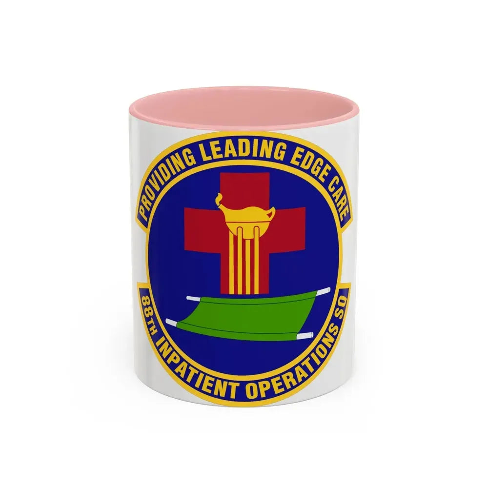 88 Inpatient Operations Squadron AFMC (U.S. Air Force) Accent Coffee Mug 11oz Pink - Go Mug Yourself