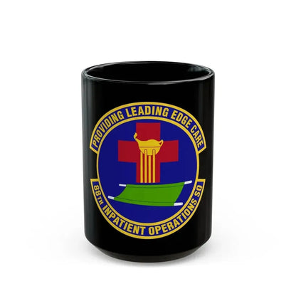88 Inpatient Operations Squadron AFMC (U.S. Air Force) Black Coffee Mug 15oz - Go Mug Yourself