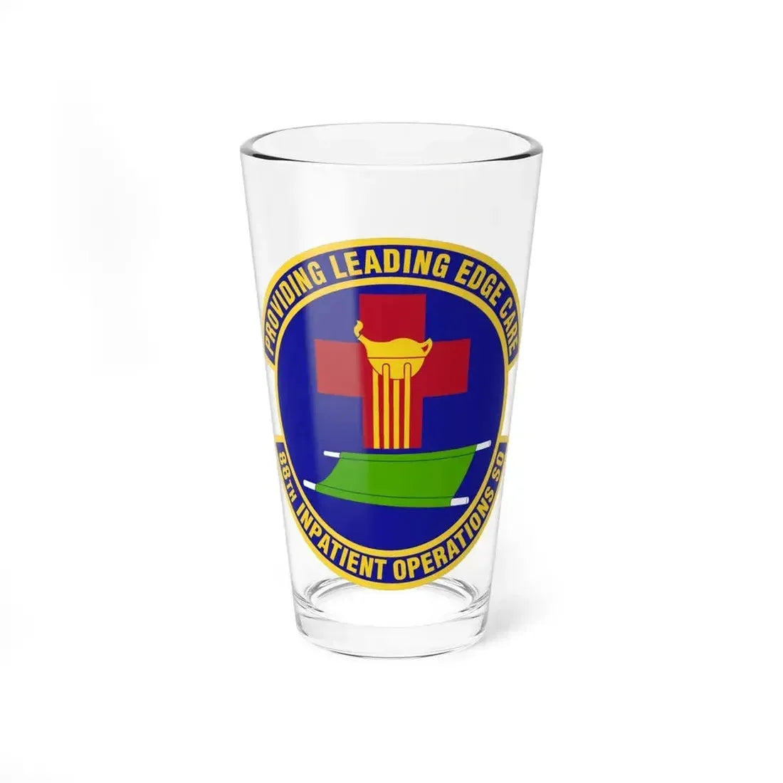 88 Inpatient Operations Squadron AFMC (U.S. Air Force) Pint Glass 16oz - Go Mug Yourself