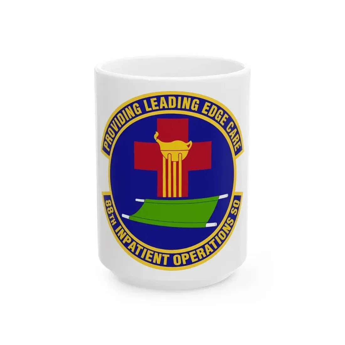 88 Inpatient Operations Squadron AFMC (U.S. Air Force) White Coffee Mug 15oz - Go Mug Yourself