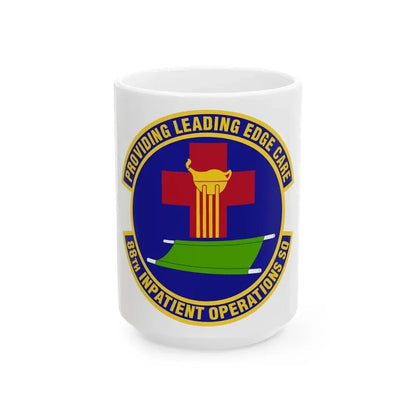 88 Inpatient Operations Squadron AFMC (U.S. Air Force) White Coffee Mug 15oz - Go Mug Yourself