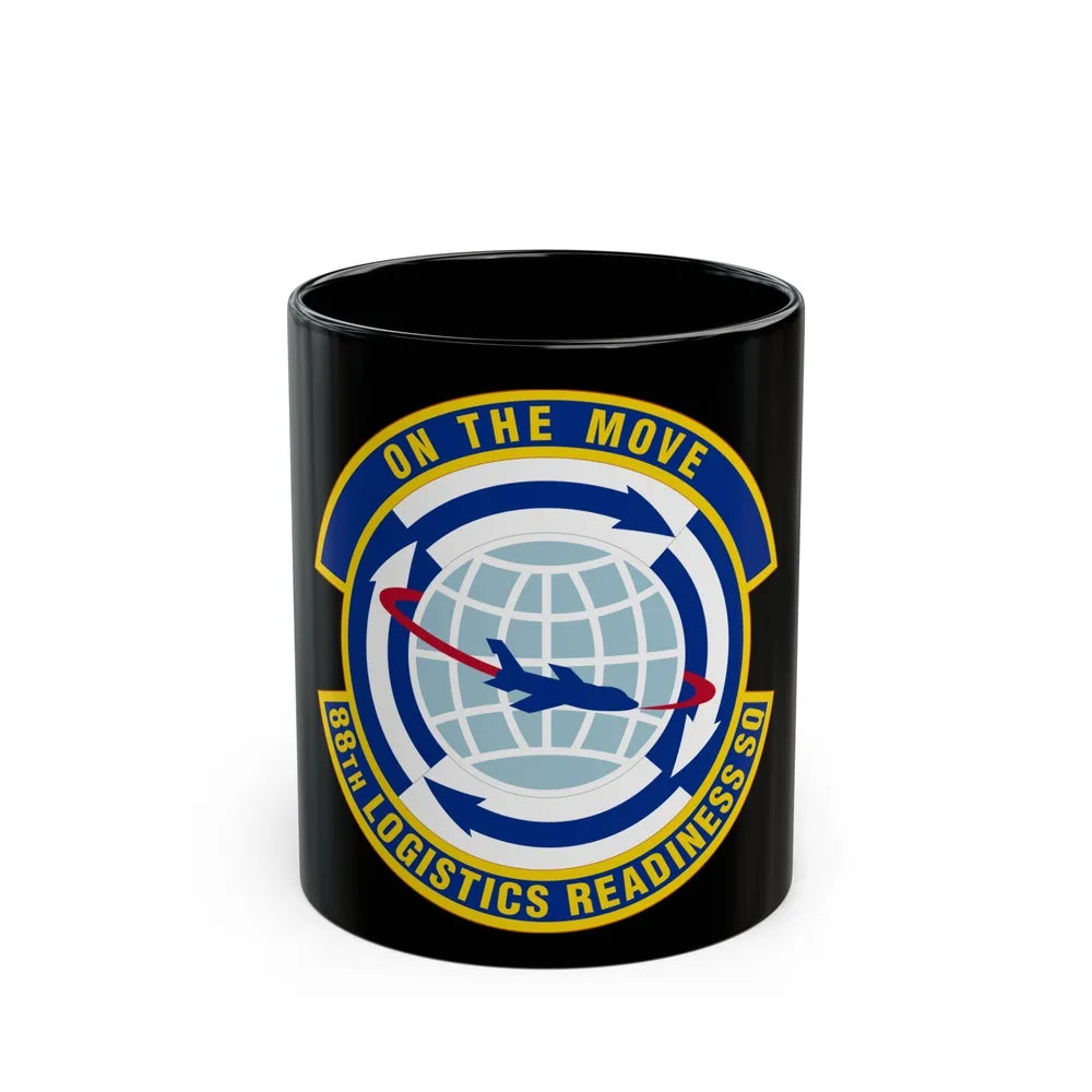 88 Logistics Readiness Squadron AFMC (U.S. Air Force) Black Coffee Mug-11oz-Go Mug Yourself