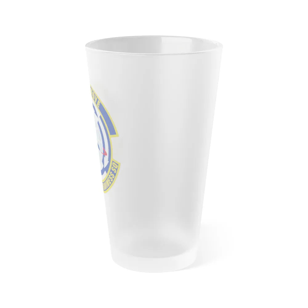 88 Logistics Readiness Squadron AFMC (U.S. Air Force) Frosted Pint Glass 16oz-Go Mug Yourself