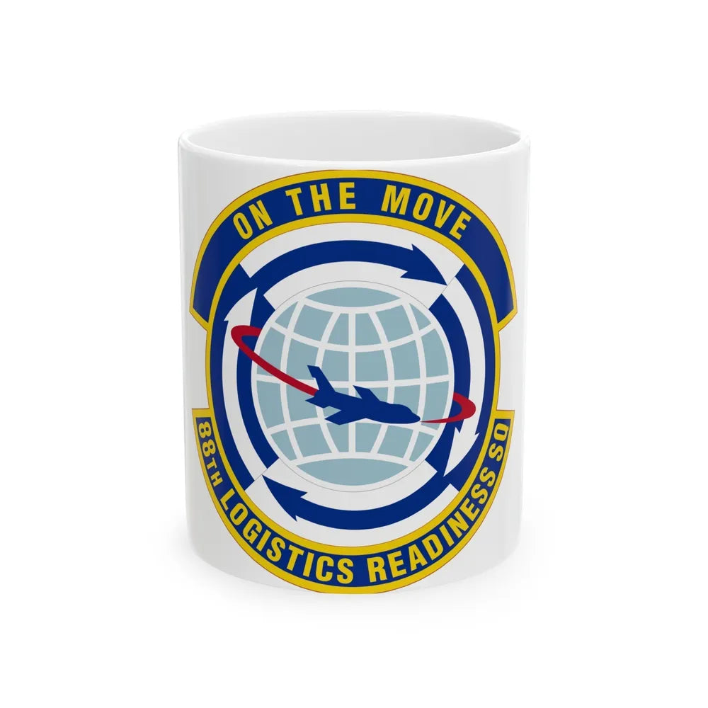 88 Logistics Readiness Squadron AFMC (U.S. Air Force) White Coffee Mug-11oz-Go Mug Yourself