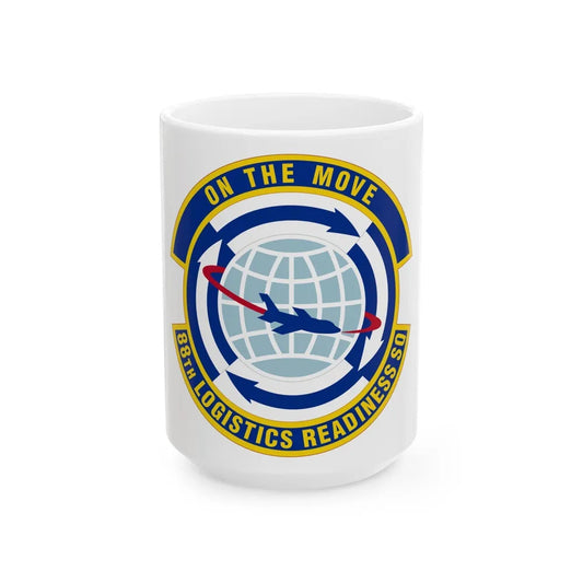 88 Logistics Readiness Squadron AFMC (U.S. Air Force) White Coffee Mug-15oz-Go Mug Yourself