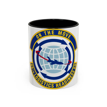 88 Logistics Readiness Squadron AFMC (U.S. Air Force) Accent Coffee Mug 11oz Black - Go Mug Yourself