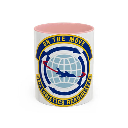 88 Logistics Readiness Squadron AFMC (U.S. Air Force) Accent Coffee Mug 11oz Pink - Go Mug Yourself