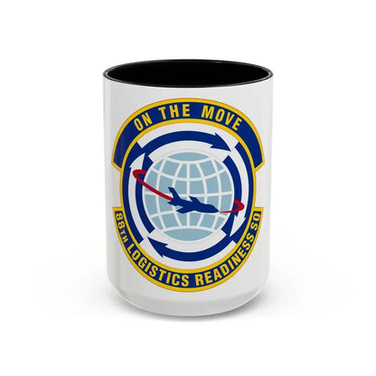 88 Logistics Readiness Squadron AFMC (U.S. Air Force) Accent Coffee Mug 15oz Black - Go Mug Yourself
