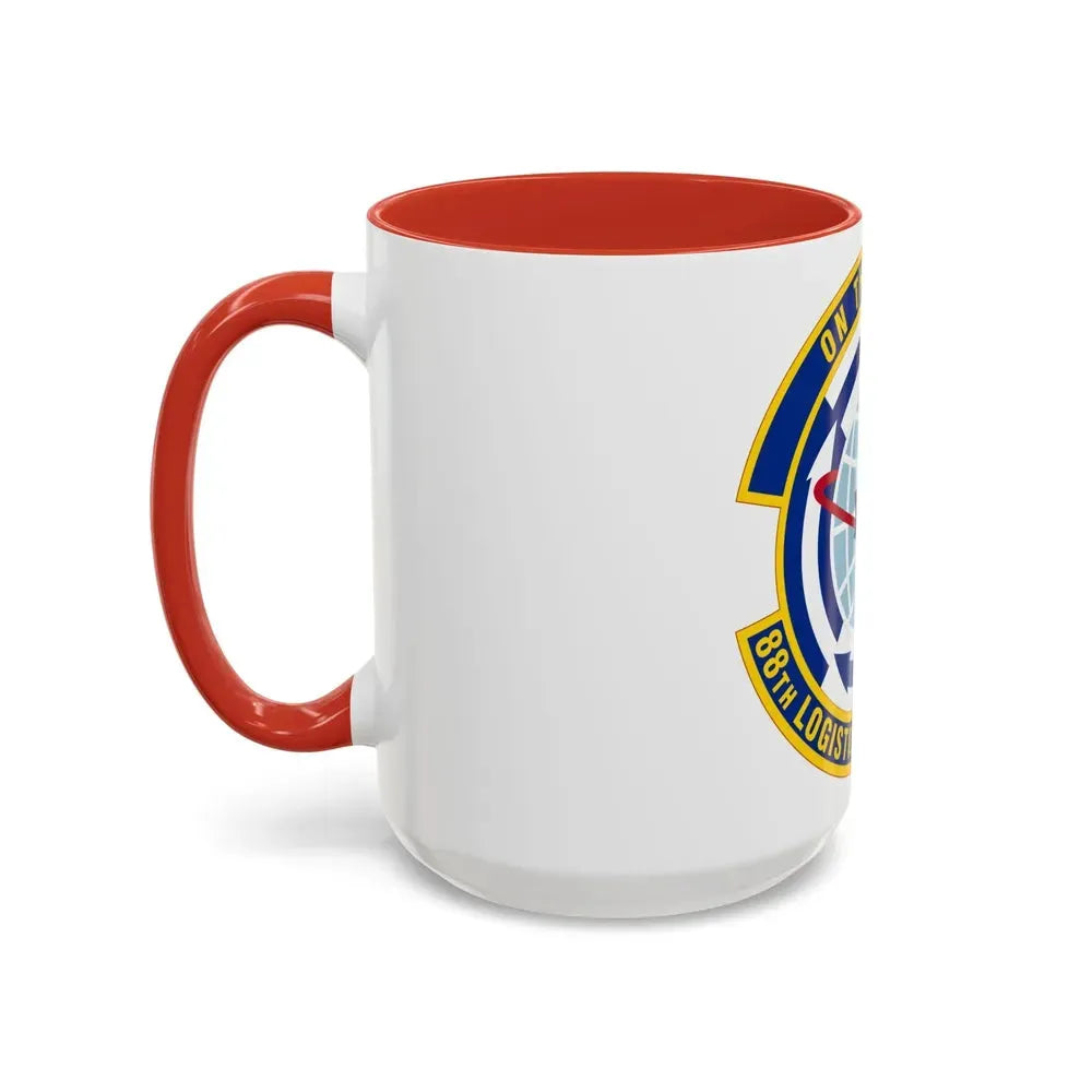 88 Logistics Readiness Squadron AFMC (U.S. Air Force) Accent Coffee Mug - Go Mug Yourself