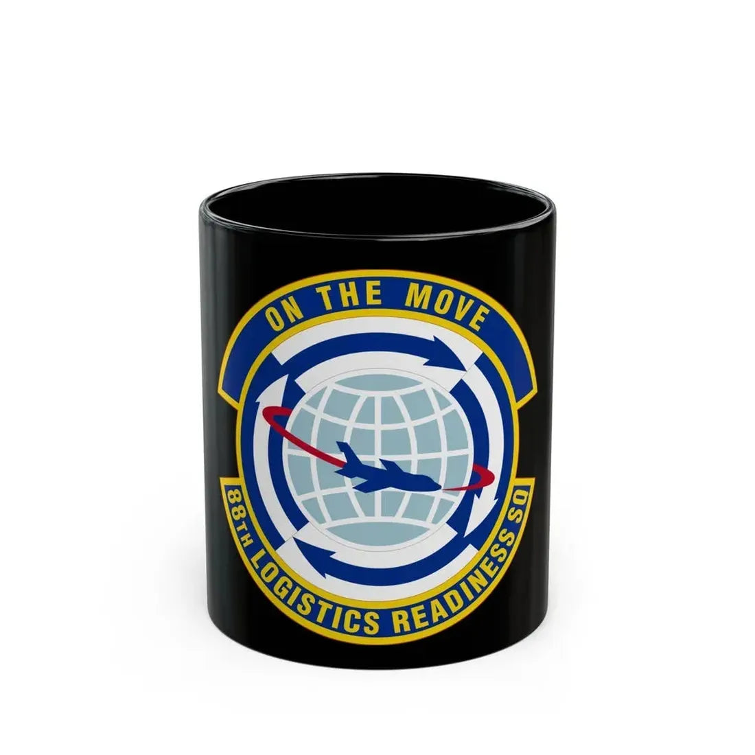 88 Logistics Readiness Squadron AFMC (U.S. Air Force) Black Coffee Mug 11oz - Go Mug Yourself