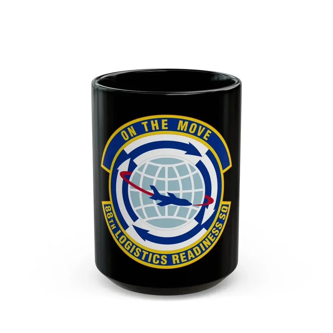 88 Logistics Readiness Squadron AFMC (U.S. Air Force) Black Coffee Mug 15oz - Go Mug Yourself