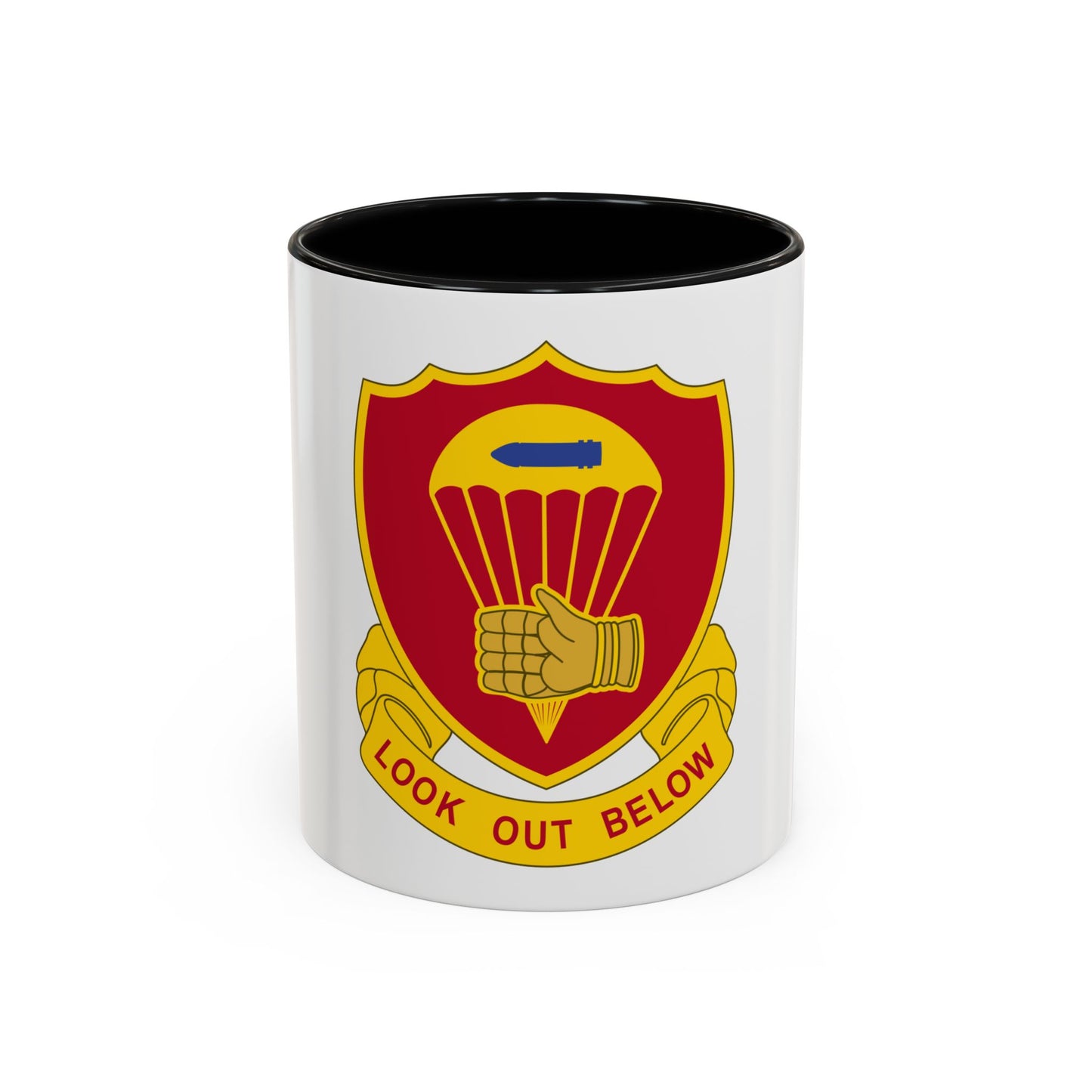 376 Airborne Field Artillery Battalion (U.S. Army) Accent Coffee Mug