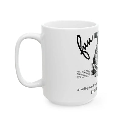 Fun In Your Name, Liberty, November 26, 1938 - White Coffee Mug-Go Mug Yourself