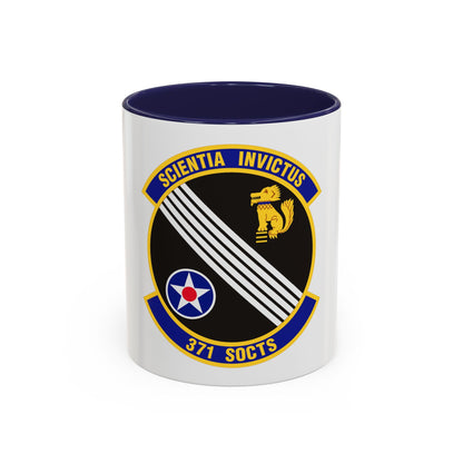 371 Special Operations Combat Training Squadron AFSOC (U.S. Air Force) Accent Coffee Mug