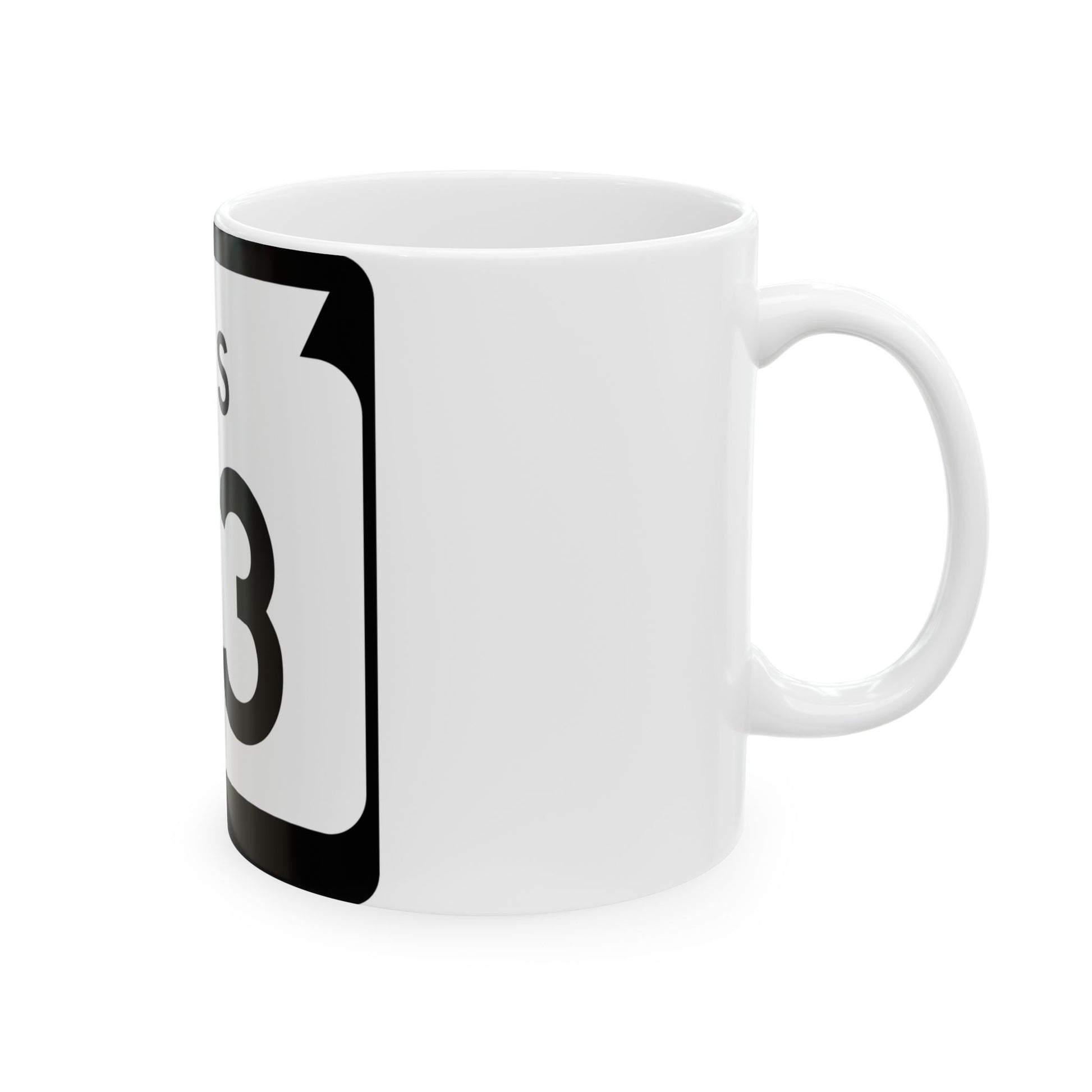 WIS 43 1970 (Wisconsin) (Road Sign) White Coffee Mug-Go Mug Yourself