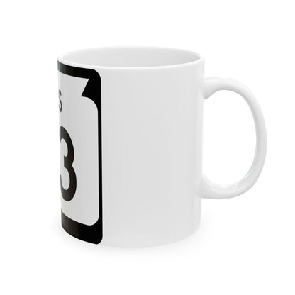 WIS 43 1970 (Wisconsin) (Road Sign) White Coffee Mug-Go Mug Yourself