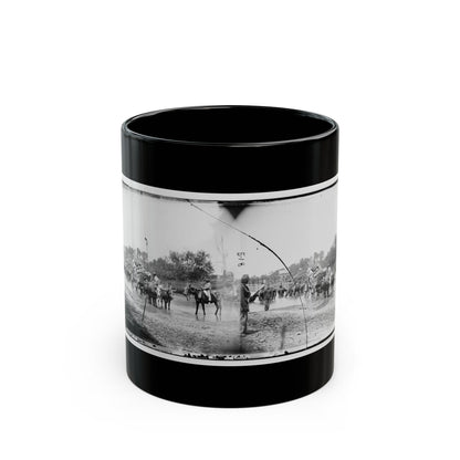 Rappahannock River, Va. Fugitive African Americans Fording The Rappahannock (U.S. Civil War) Black Coffee Mug